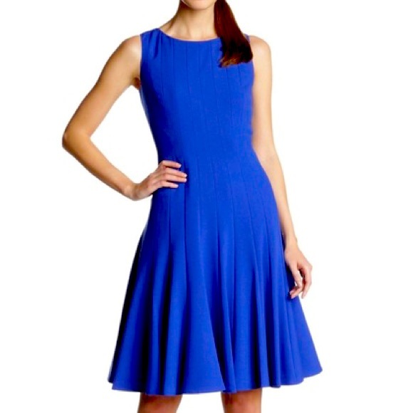 Kleid Royalblau A Linie